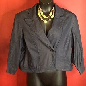 NWT MOVING! ON DENIM JACKET SIZE 22W